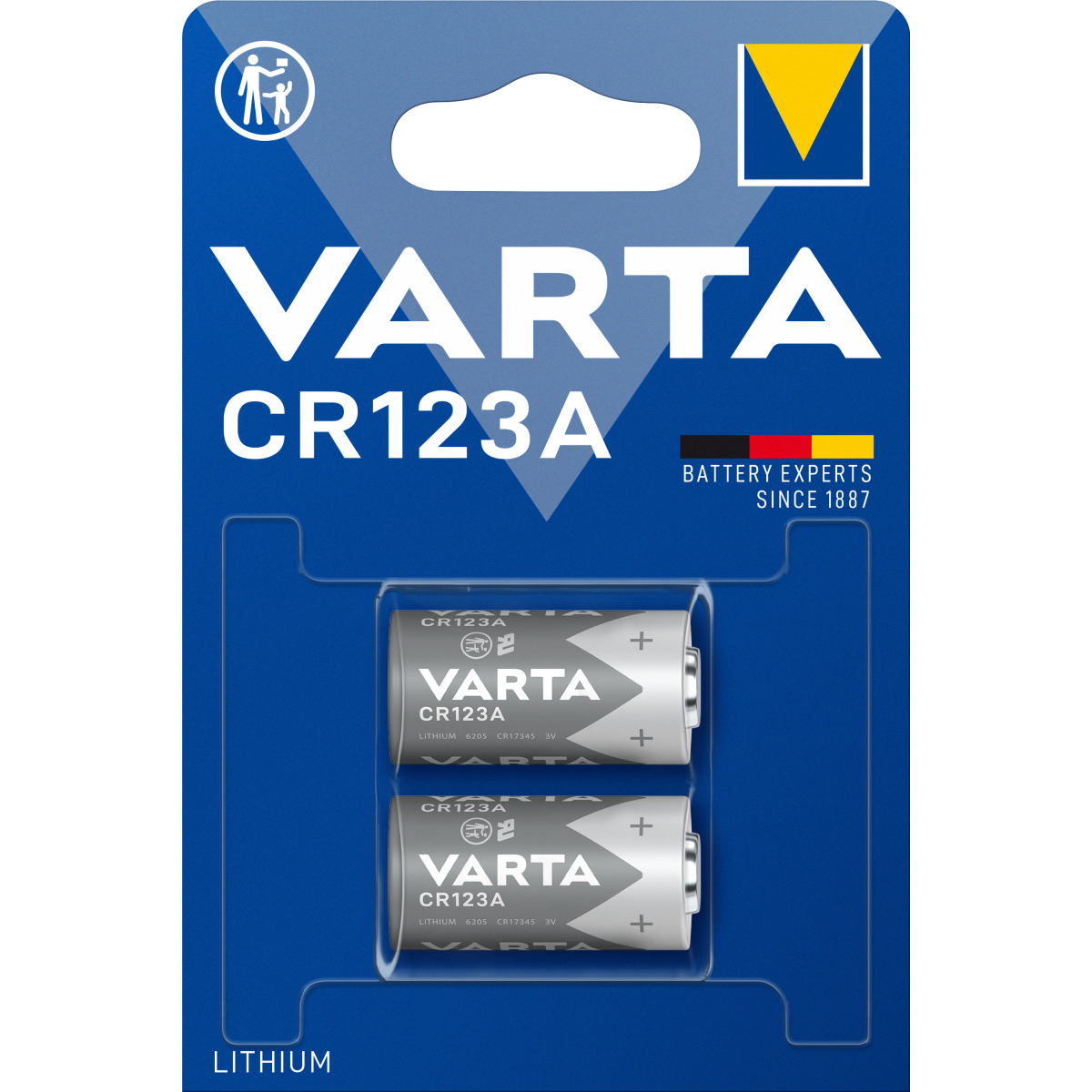 LITHIUM Electronics CR123A Blister 2